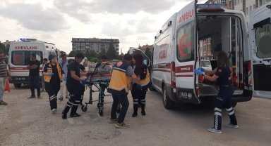 Çorum'da iş makinesinden düşen işçi yaralandı