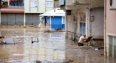 Giresun'da şiddetli yağış etkili oldu