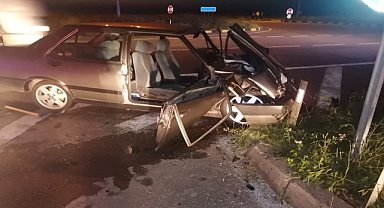 Giresun'da iki otomobilin çarpışması sonucu 7 kişi yaralandı