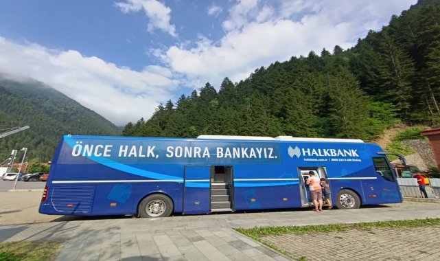 Halk Bankası'ndan Uzungöl'de mobil şube hizmeti