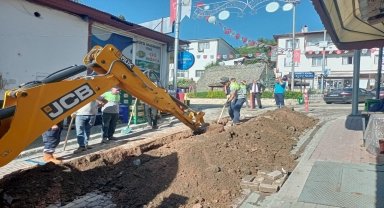 Küre'de doğal gaz çalışmaları devam ediyor