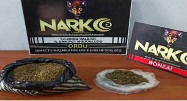 YOLCU OTOBÜSÜNDE ELE GEÇİRİLDİ