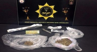 Sinop'ta uyuşturucu operasyonunda bir kişi yakalandı