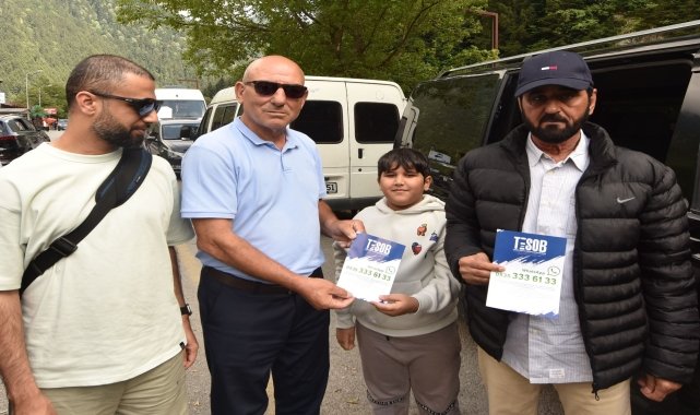 TESOB Başkanı Kara, Uzungöl'de denetim gerçekleştirdi