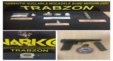 Trabzon'da asayiş uygulamalarında 6 kişiye işlem yapıldı 