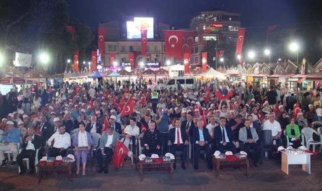 Ünye'de 15 Temmuz Demokrasi ve Milli Birlik Günü programı düzenlendi
