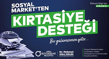 BÜYÜKŞEHİR’DEN ÖĞRENCİLERE SOSYAL MARKET DESTEĞİ