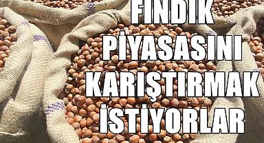Fındık piyasasını karıştırmak isteyenler var!