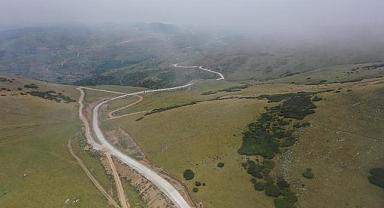 İKİ İLİ BAĞLAYAN YAYLA YOLUNDA SONA GELİNDİ