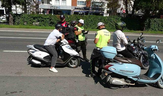 Ordu'da Motosikletlere Sıkı Denetim: 45 Sürücüye Cezai İşlem Uygulandı