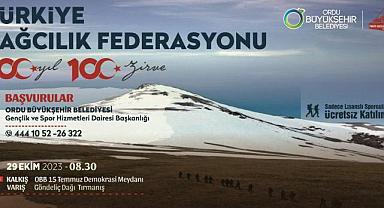 100. YILDA ORDU’NUN EN YÜKSEK ZİRVESİNE TIRMANACAKLAR