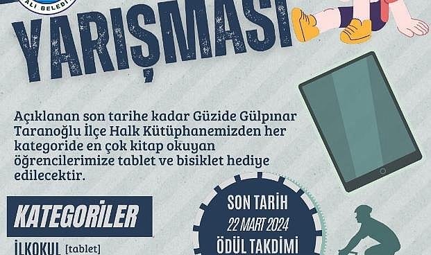 Gülyalı’da kitap okuma yarışması
