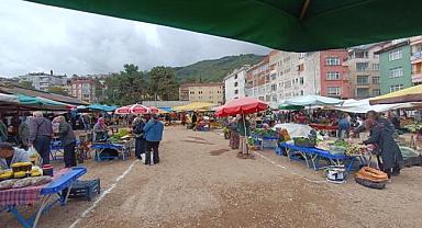 Ordu’nun tarihi halk pazarında esnaf mağdur