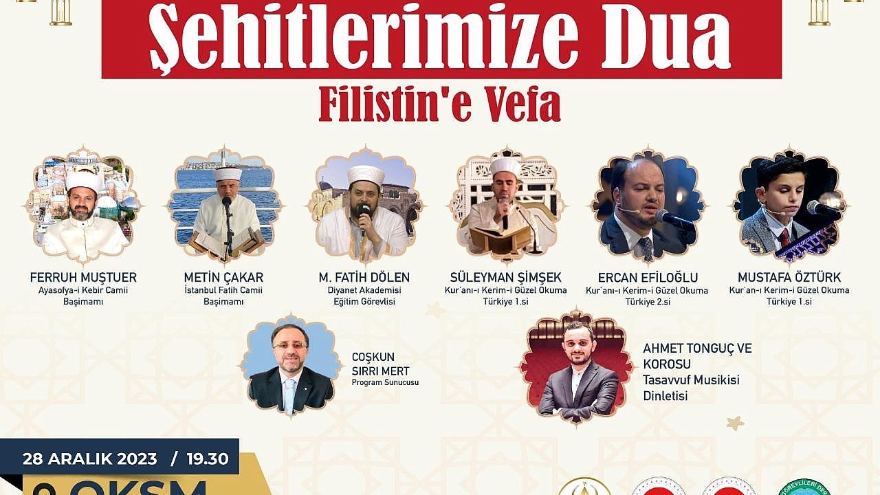 AZİZ ŞEHİTLERİMİZ İÇİN BULUŞUYORUZ