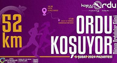 5 ŞUBAT DÜNYA ORDULULAR GÜNÜNE ÖZEL KOŞU
