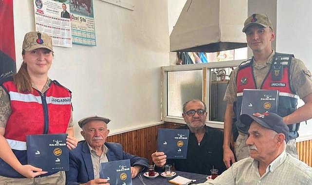 Kabataş’ta Jandarmadan Kadına Yönelik Şiddete Karşı Farkındalık Çalışması