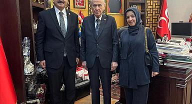 ŞANLITÜRK'TEN BAHÇELİ'YE ZİYARET!