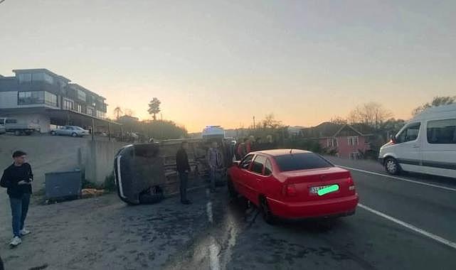 ULUBEY AKPINAR’DA TRAFİK KAZASI
