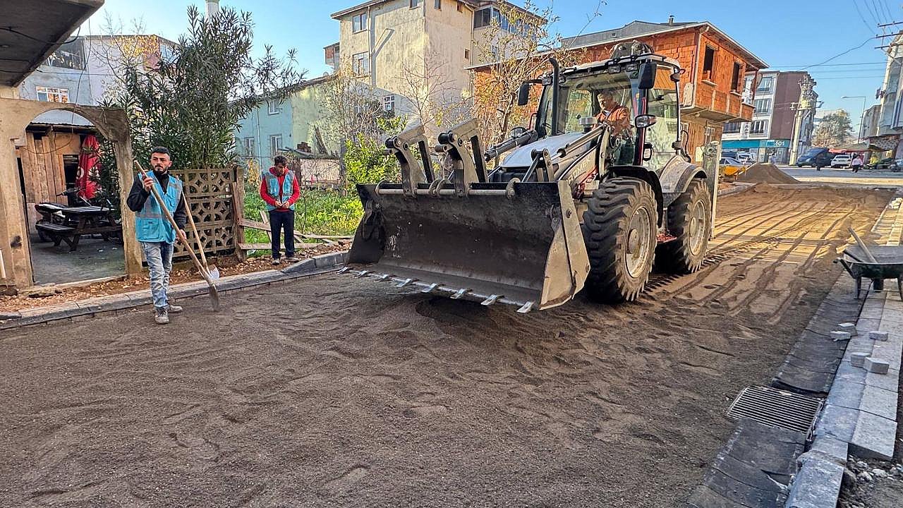 ÜNYE BAYRAMCA MAHALLESİ'NDE ALTYAPI VE ÜSTYAPI ÇALIŞMALARI SÜRÜYOR