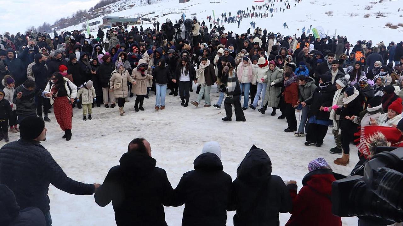 AKKUŞ ARGAN YAYLASI KIŞ FESTİVALİYLE RENKLENDİ