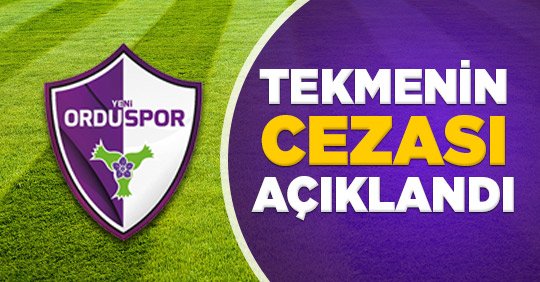 Tekmenin Cezası Açıklandı